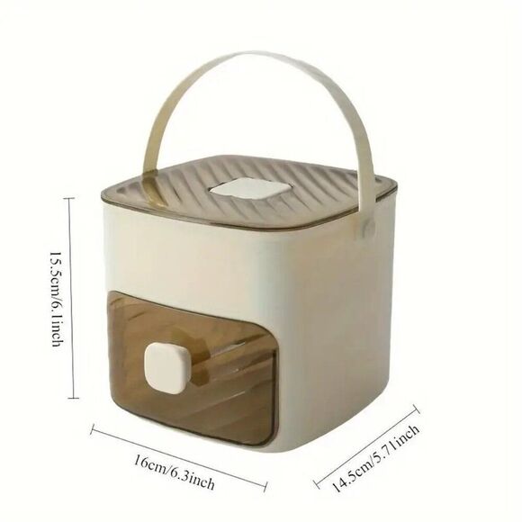 48 Grids Ice cube Double Layer Design, Food Grade Plastic Storage Tray - Picture 3 of 3